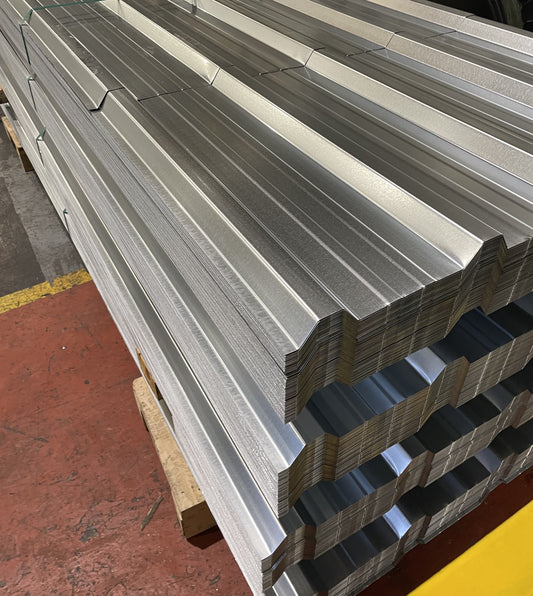 glavanised box profile roofing sheets Midlands UK Roof and Clad industrial roofing